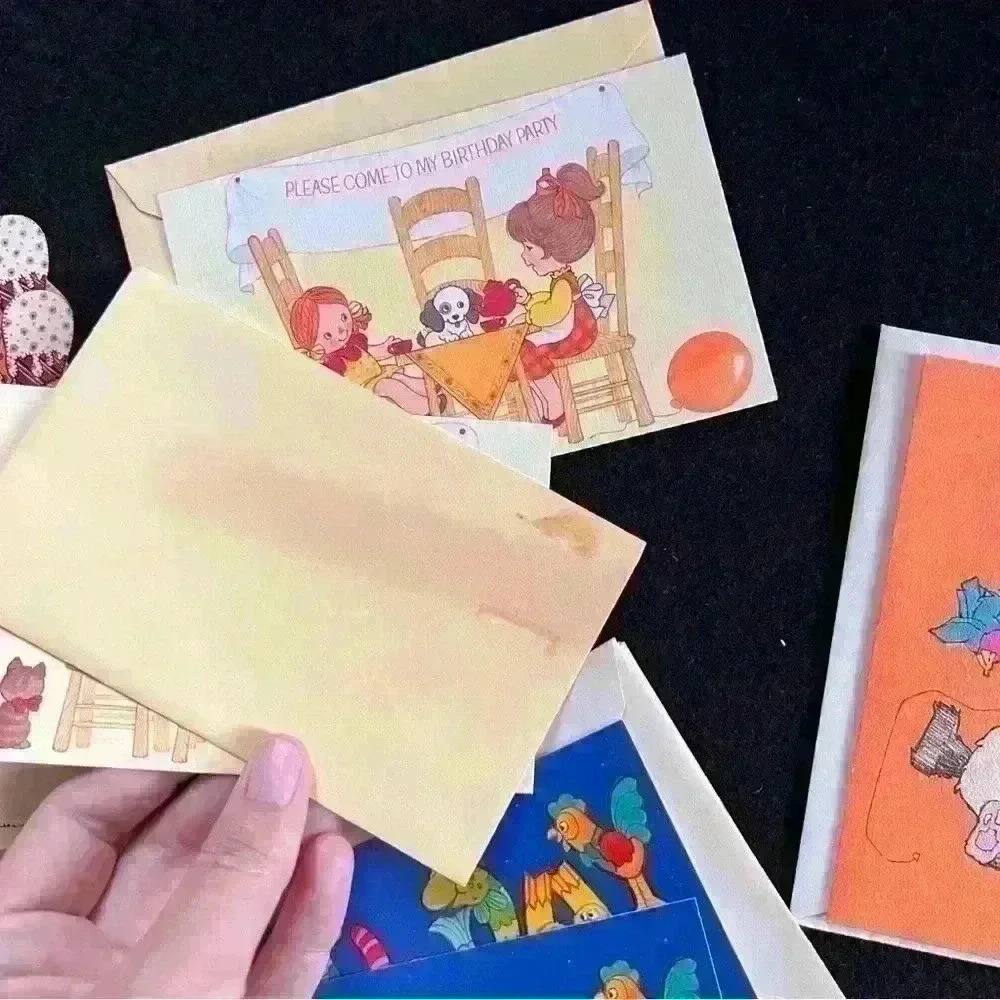 Vintage 70s/80s- Birthday Party Invitations Bundle- 4 designs - Picture 8 of 15